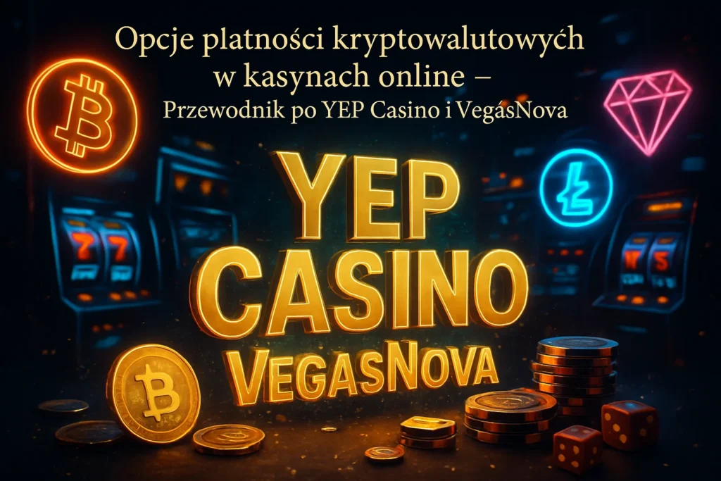 Opcje płatności kryptowalutowych w kasynach online — Przewodnik po YEP Casino i VegasNova — Automaty-online