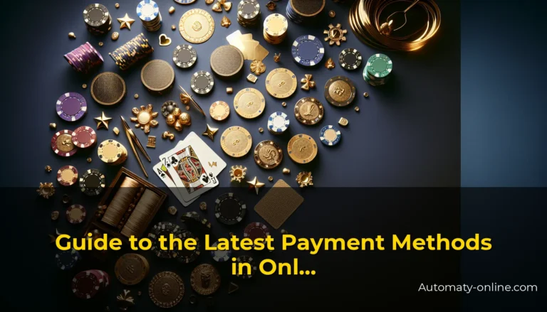 Guide to the Latest Payment Methods in Online Casinos 2024 — Automaty-online.com